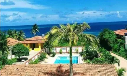 Casa 3 suítes, centro de Jacumã - vista permanente para o mar!