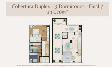 Cobertura com 3 quartos à venda na Rua José Izidoro Biazetto, 1629, Ecoville, Curitiba