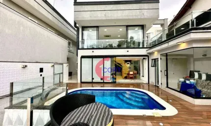 Casa com 4 dormitórios à venda, 750 m² por r$ 6.000.000,00 - arujázinho iv - arujá/sp