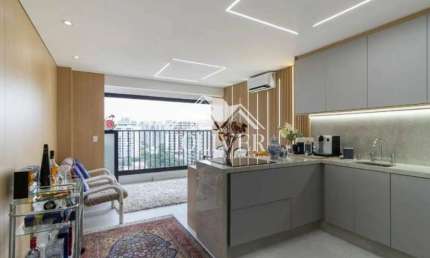 Apartamenbto Exclusivo e Mobiliado em  Moema - Sofisticação e Conforto em um Prédio Novo!