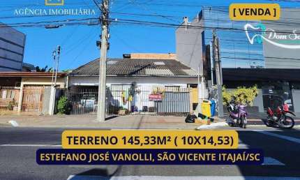 TERRENO ESTEFANO JOSÉ VANOLLI SÃO VICENTE ITAJAÍ/SC
