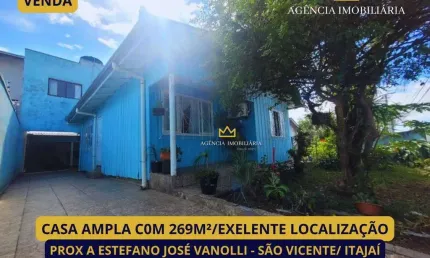 Casa com 5 dormitórios à venda por R$ 1.200.000,00 - São Vicente - Itajaí/SC