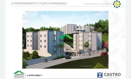 Apartamento com 2 quartos à venda no Morro Santana, Mariana  por R$ 234.900