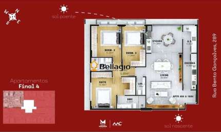Apartamento 3 dormitórios à venda Nossa Senhora das Dores Santa Maria/RS