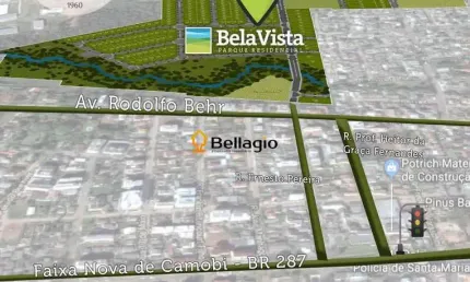 Terreno à venda na Avenida Rodolfo Behr, 1250, Camobi, Santa Maria