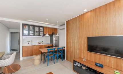Apartamento tipo para venda e locação com 1 quarto, sendo 1 suíte, 69m²