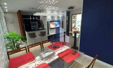Apartamento com 3 dormitórios à venda, 90 m² por R$ 580.000,00 - Vila Guarani - Mauá/SP