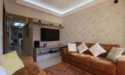 Sobrado com 3 dormitórios à venda, 280 m² por R$ 1.200.000,00 - Parque São Vicente - Mauá/SP