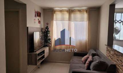 Apartamento com 2 dormitórios à venda, 48 m² por R$ 271.000,00 - Parque São Vicente - Mauá/SP