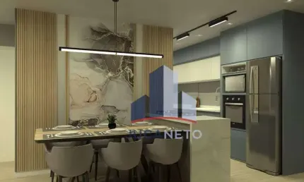Apartamento com 2 dormitórios à venda, 58 m² por R$ 513.137,18 - Vila Valparaíso - Santo André/SP