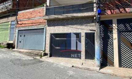 Sobrado com 3 dormitórios à venda, 125 m² por R$ 380.000 - Jardim Bela Vista - Mauá/SP