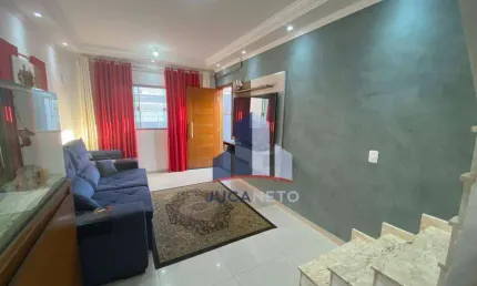 Sobrado com 4 dormitórios, energia solar, 4 vagas de garagem à venda, 191 m² por R$ 690.000 - Jardim Santa Lídia - Mauá/SP