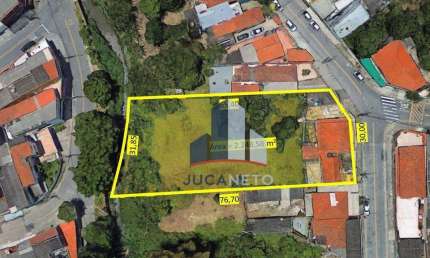 Terreno à venda, 2248 m² por R$ 4.000.000 - Vila Bocaina - Mauá/SP