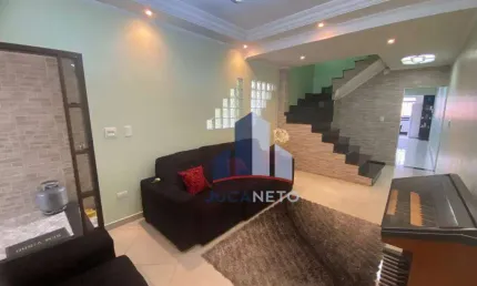 Sobrado com 4 dormitórios à venda, 302 m² por R$ 855.000,00 - Parque São Vicente - Mauá/SP
