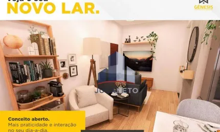 Apartamento com 2 dormitórios à venda, 48 m² por R$ 335.000,00 - Vila Guarani - Santo André/SP