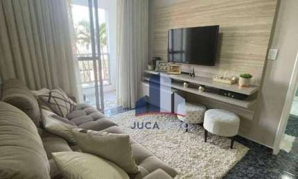 Apartamento com 2 dormitórios à venda, 72 m² por R$ 390.000,00 - Vila Nossa Senhora das Vitórias - Mauá/SP