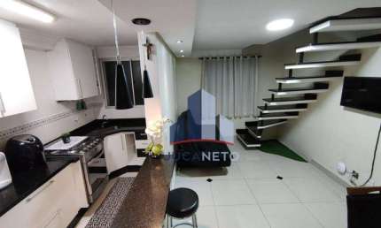 Cobertura com 2 dormitórios à venda, 91 m² por R$ 390.000,00 - Parque São Vicente - Mauá/SP