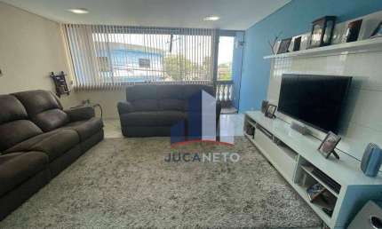 Sobrado com 3 dormitórios à venda, 234 m² por R$ 570.000,00 - Vila Assis Brasil - Mauá/SP