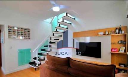 Cobertura com 3 dormitórios à venda, 100 m² por R$ 425.000 - Vila Tibiriçá - Santo André/SP