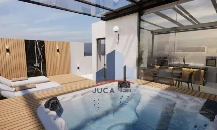 Residencial Azimute, Apartamento Duplex com 2 dormitórios à venda, 126 m² por R$ 592.200 - Vila Nossa Senhora das Vitórias - Mauá/SP