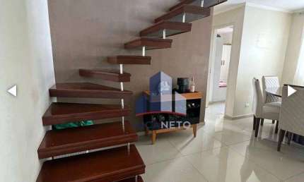 Apartamento Duplex com 2 dormitórios à venda, 94 m² por R$ 430.000 - Parque So Vicente - Mauá/SP