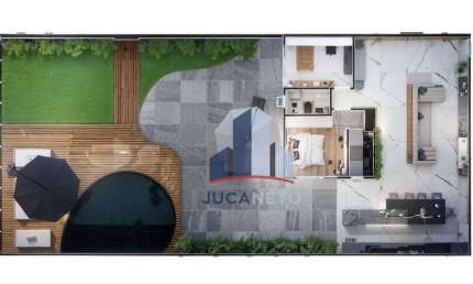 Apartamento Garden com 2 dormitórios à venda, 67 m² por R$ 495.000,00 - Vila Nossa Senhora das Vitórias - Mauá/SP
