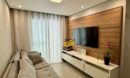 Apartamento com 2 dormitórios à venda, 58 m² por R$ 370.000,00 - Vila Falchi - Mauá/SP