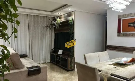 Apartamento com 3 dormitórios à venda, 69 m² por R$ 450.000,00 - Vila Homero Thon - Santo André/SP