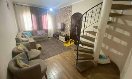 Sobrado com 3 dormitórios à venda, 145 m² por R$ 700.000,00 - Parque São Vicente - Mauá/SP