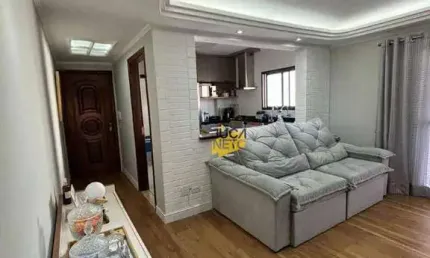 Apartamento com 2 dormitórios à venda, 73 m² por R$ 402.000 - Vila Assis Brasil - Mauá/SP