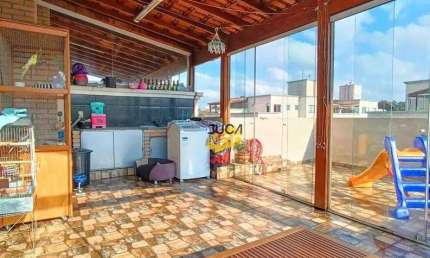 Cobertura com 3 dormitórios à venda, 120 m² por R$ 420.000,00 - Parque São Vicente - Mauá/SP