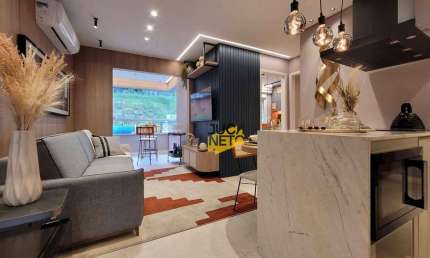 Apartamento com 2 dormitórios à venda, 54 m² por R$ 537.417,46 - Campestre - Santo André/SP