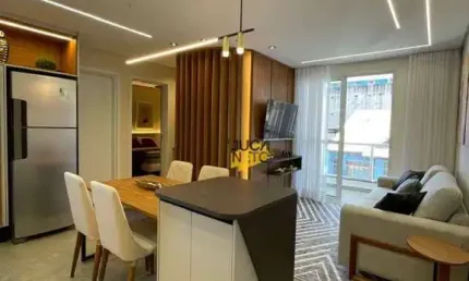 Apartamento mobiliado com 2 dormitórios à venda, 56 m² por R$ 695.000 - Vila Marlene - São Bernardo do Campo/SP