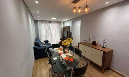 Apartamento com 3 dormitórios à venda, 76 m² por R$ 479.000 - Vila Guarani - Mauá/SP