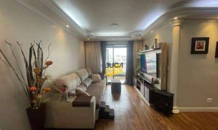 Apartamento com 3 dormitórios para alugar, 105 m² por R$ 4.119,05/mês - Vila Bocaina - Mauá/SP