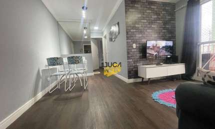 Apartamento com 2 dormitórios para alugar, 52 m² por R$ 2.225,00/mês - Vila Falchi - Mauá/SP
