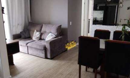 Apartamento com 3 dormitórios à venda, 56 m² por R$ 430.000,00 - Parque São Vicente - Mauá/SP