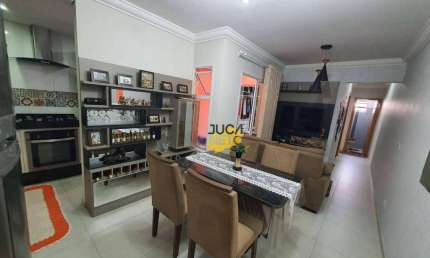 Apartamento com 2 dormitórios à venda, 76 m² por R$ 390.000,00 - Vila Nossa Senhora das Vitórias - Mauá/SP
