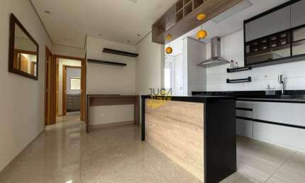 Apartamento com 2 dormitórios para alugar, 68 m² por R$ 4.285,93/mês - Vila Gilda - Santo André/SP
