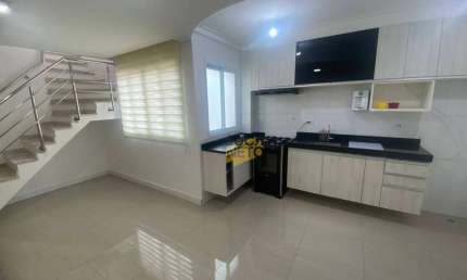 Cobertura com 2 dormitórios à venda, 96 m² por R$ 490.000,00 - Parque São Vicente - Mauá/SP