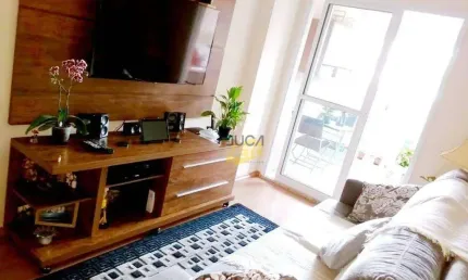 Apartamento com 3 dormitórios à venda, 84 m² por R$ 640.000 - Vila Valparaíso - Santo André/SP