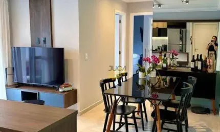 Apartamento com 2 dormitórios à venda, 60 m² por R$ 540.000,00 - Vila Valparaíso - Santo André/SP