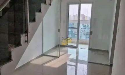 Apartamento duplex com 3 dormitórios à venda, 110 m² por r$ 599.000 - parque são vicente - mauá/sp