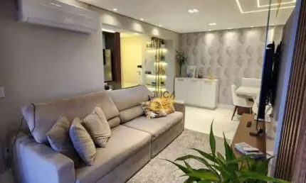 Apartamento com 3 dormitórios à venda, 95 m² por r$ 990.000,00 - jardim pedroso - mauá/sp