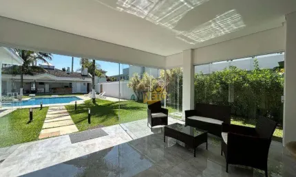 Casa com 7 dormitórios para alugar, 628 m² por r$ 26.900/mês - acapulco - guarujá/sp
