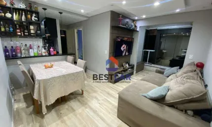 Apartamento com 2 dormitórios à venda, 49 m² por R$ 299.000,00 - Granja Viana - Cotia/SP