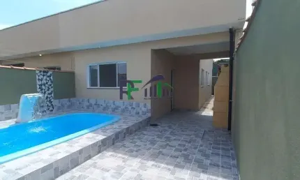 Casa 2 dorm. sendo 1 suite com piscina Bairro Jamaica Itanhaém
