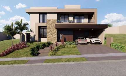 Sobrado com 4 dormitórios à venda, 310 m² por R$ 3.400.000,00 - Residencial Parque dos Alecrins - Campinas/SP