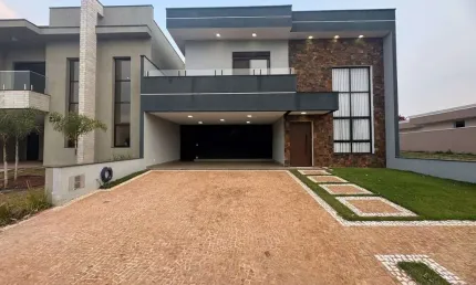 Sobrado com 4 dormitórios à venda, 264 m² por R$ 1.890.000,00 - Condomínio Residencial Royal Garden - Paulínia/SP