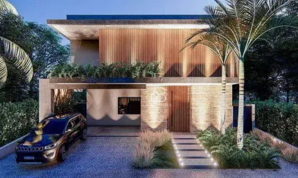 Sobrado com 4 dormitórios à venda, 376 m² por R$ 3.800.000 - Villa Lobos - Paulínia/SP